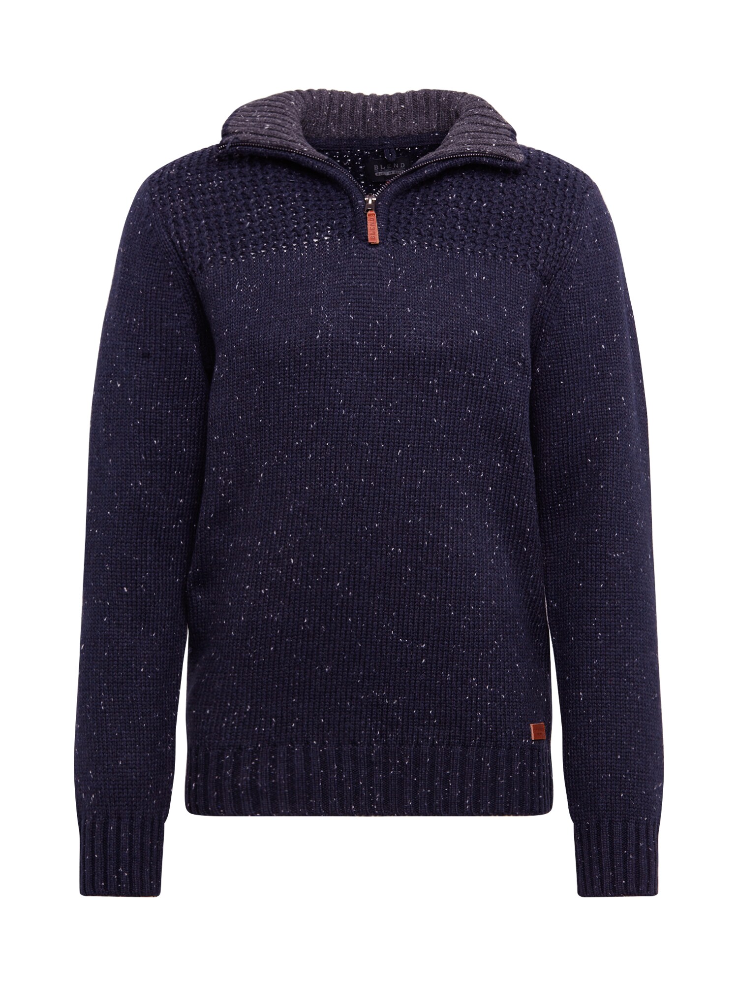 BLEND Pullover navy / weiß