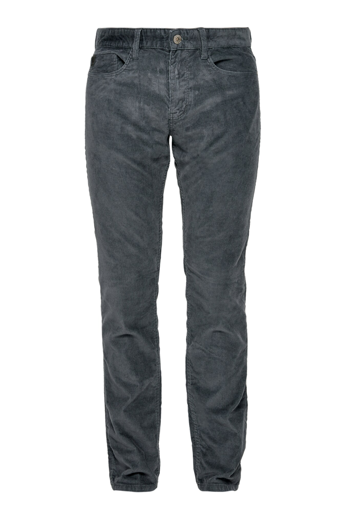 S.Oliver RED LABEL Close Slim: Hose aus weichem Cord silbergrau