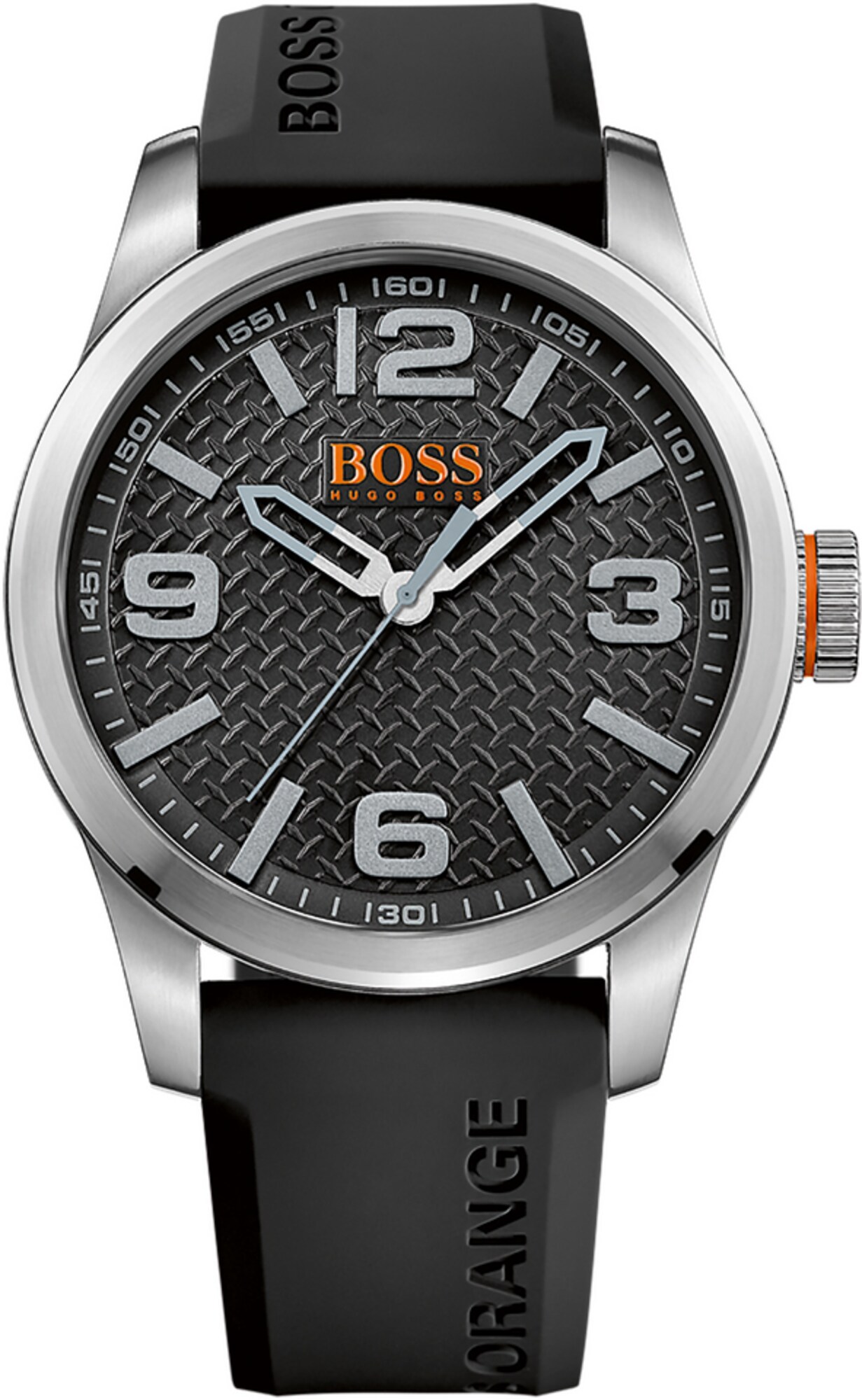 BOSS ORANGE Quarzuhr PARIS schwarz / silber