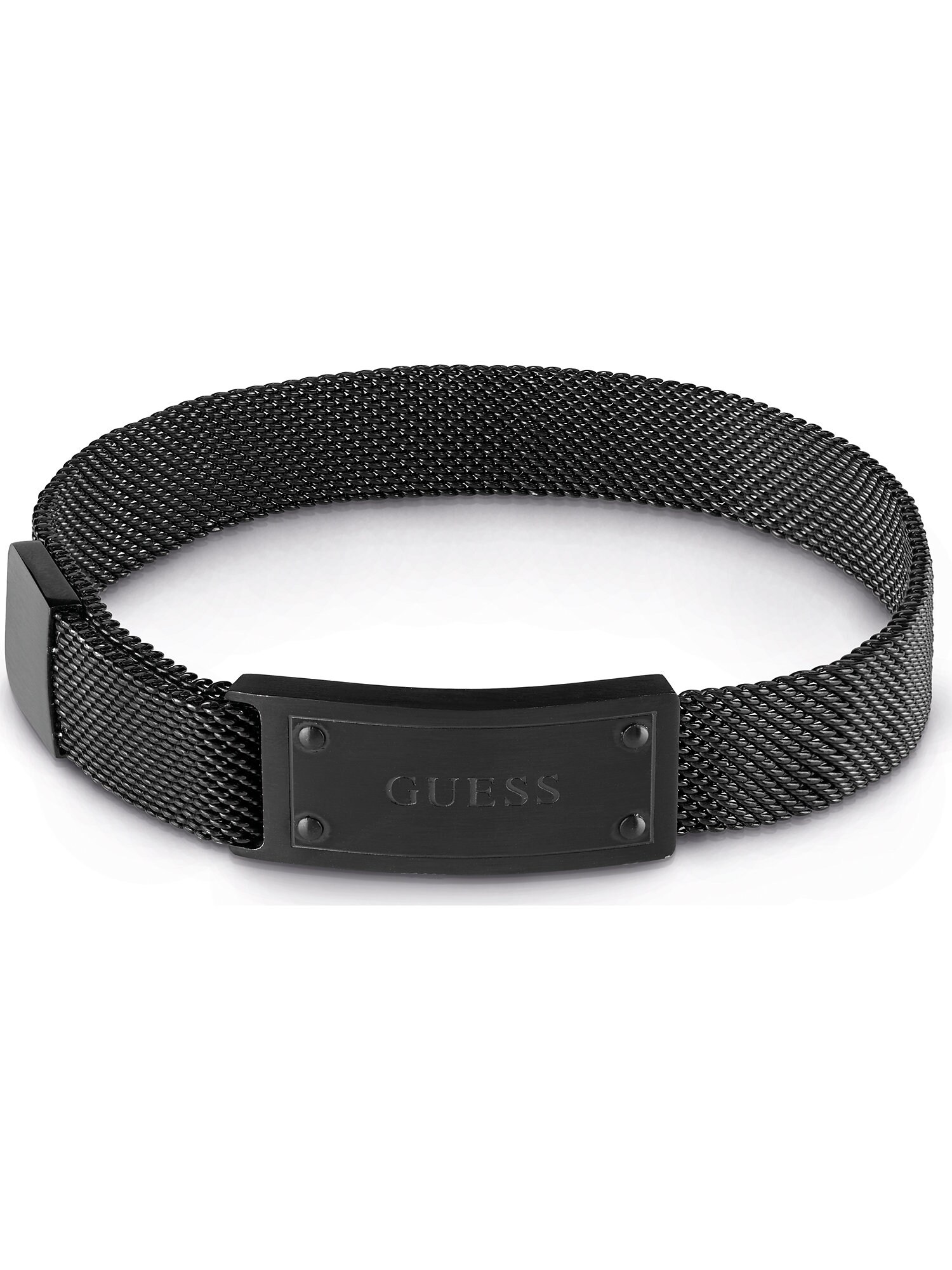 GUESS Herrenarmband ''''Man Identity UMB28025'''' schwarz