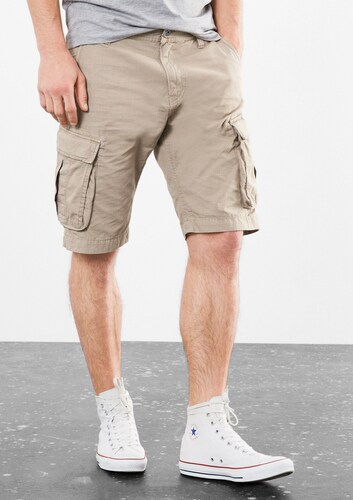 Q/S Designed By Elroy Regular Cargo-Bermuda hellbraun