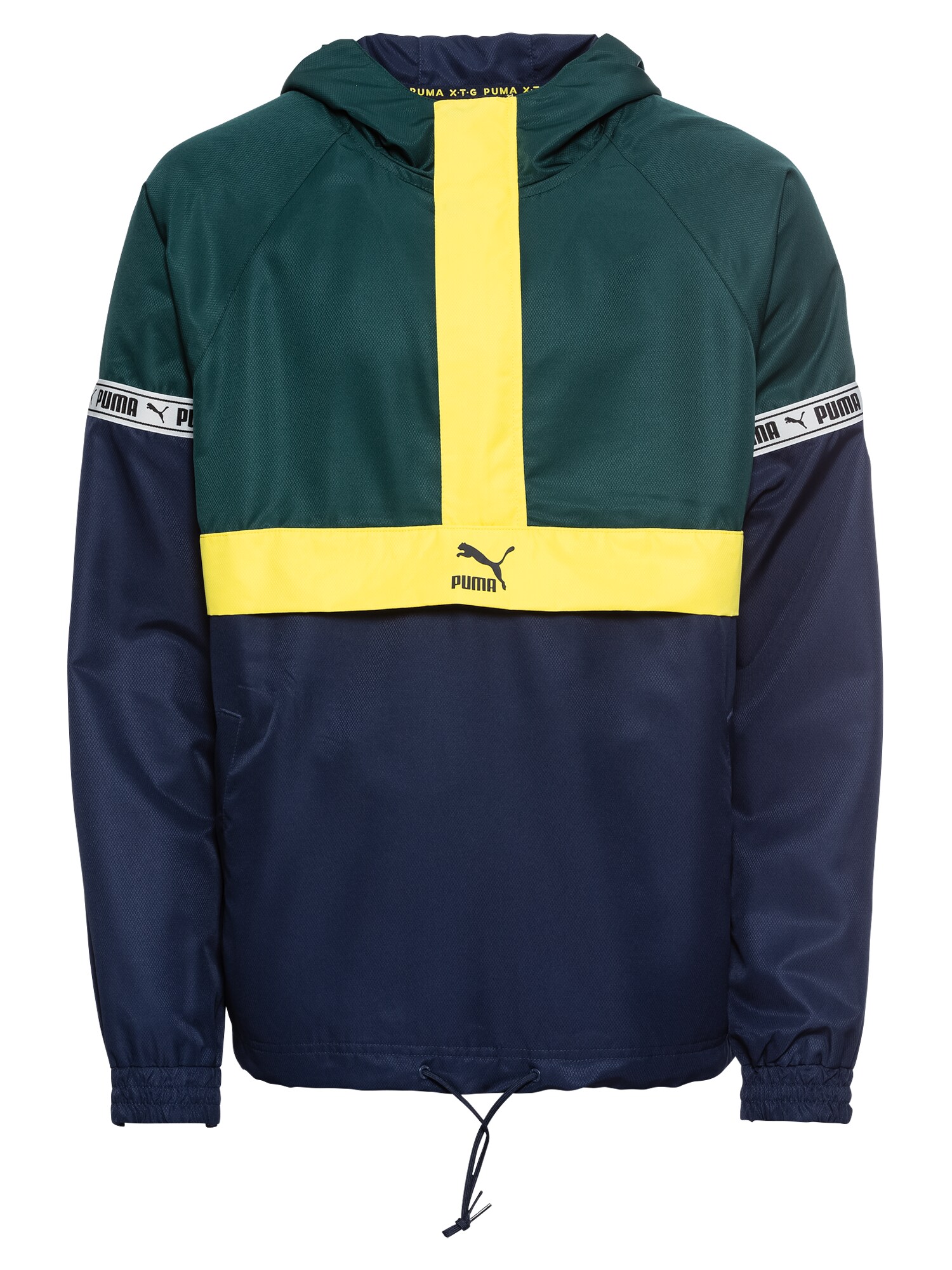 PUMA Jacke ''''Xtg Savannah'''' dunkelblau / gelb / grün