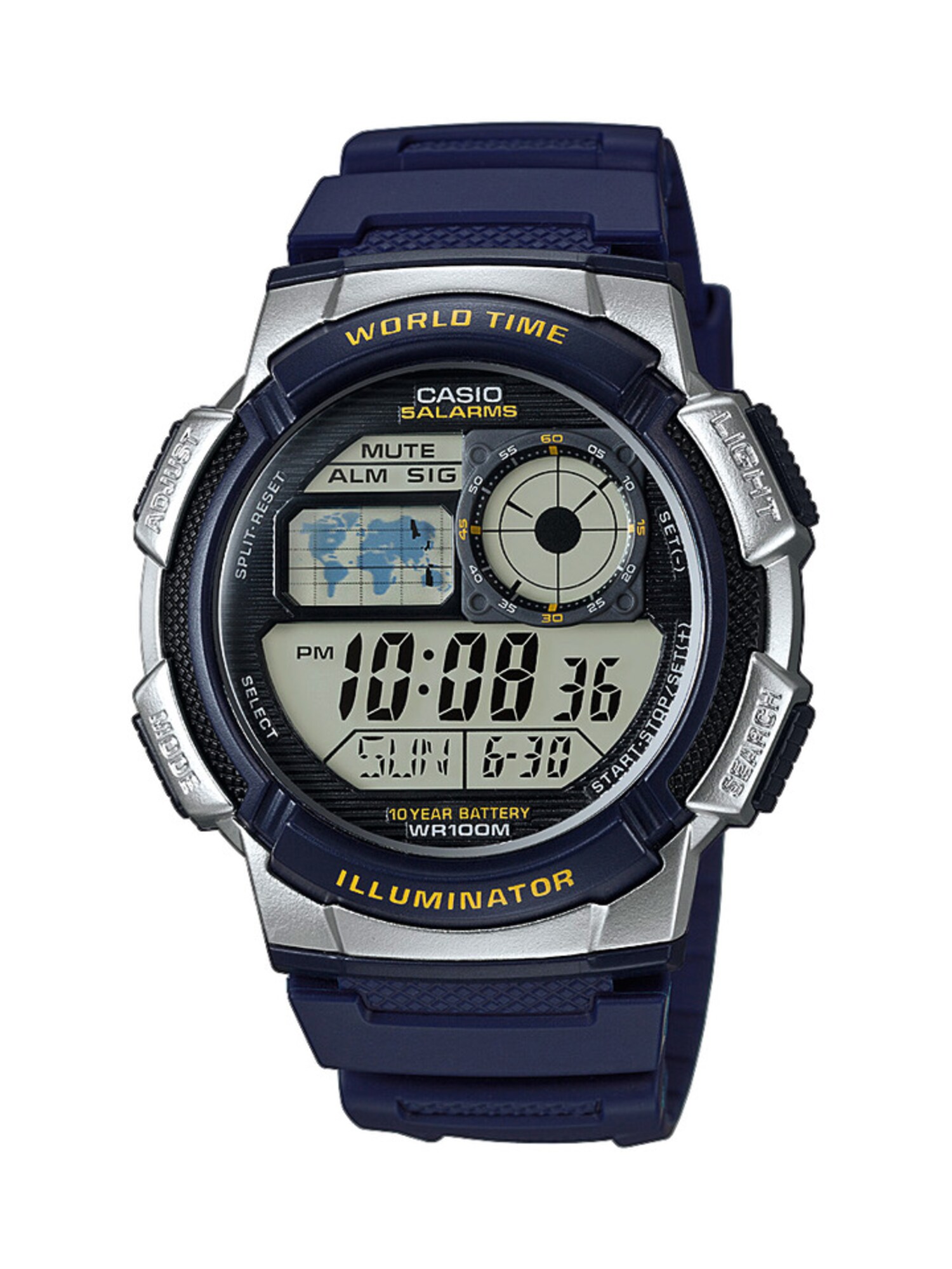 CASIO Collection blau / schwarz / silber