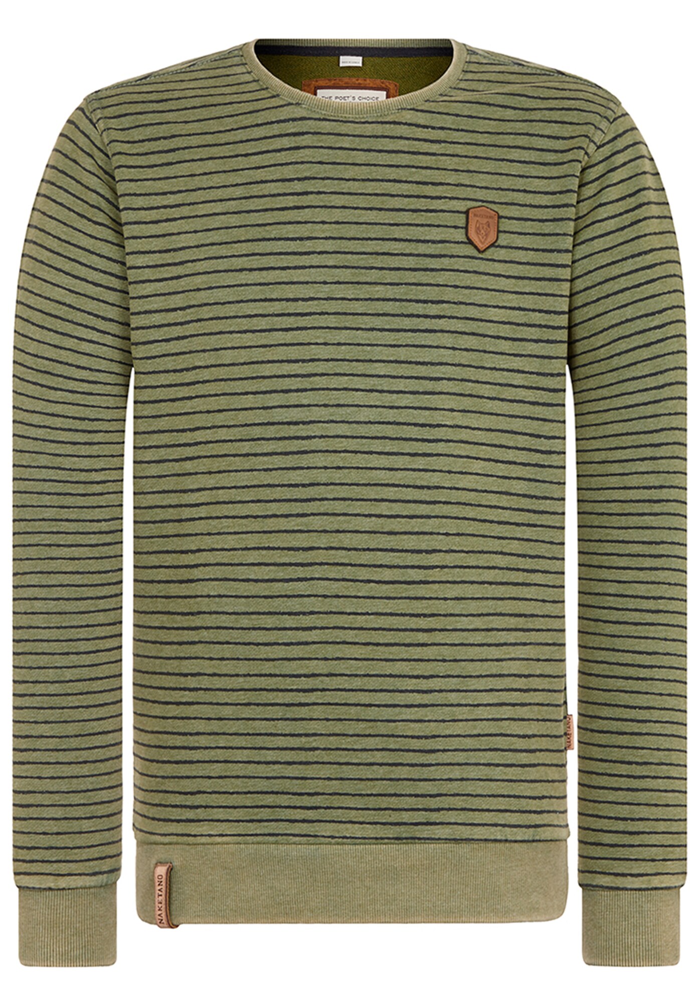 Naketano Sweatshirt ''''Indifference Of Good Men'''' oliv