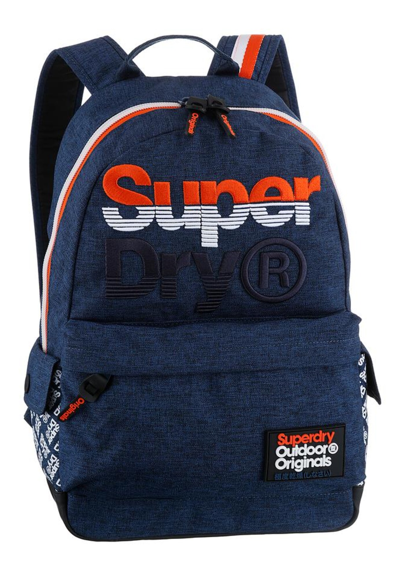 Superdry Rucksack ''''Jackel Montana'''' navy / neonorange / weiß