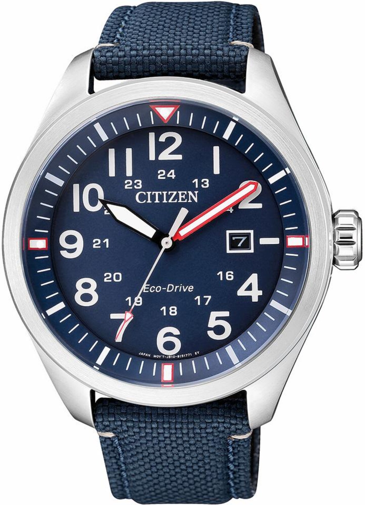CITIZEN Solaruhr AW5000-16L dunkelblau / silber