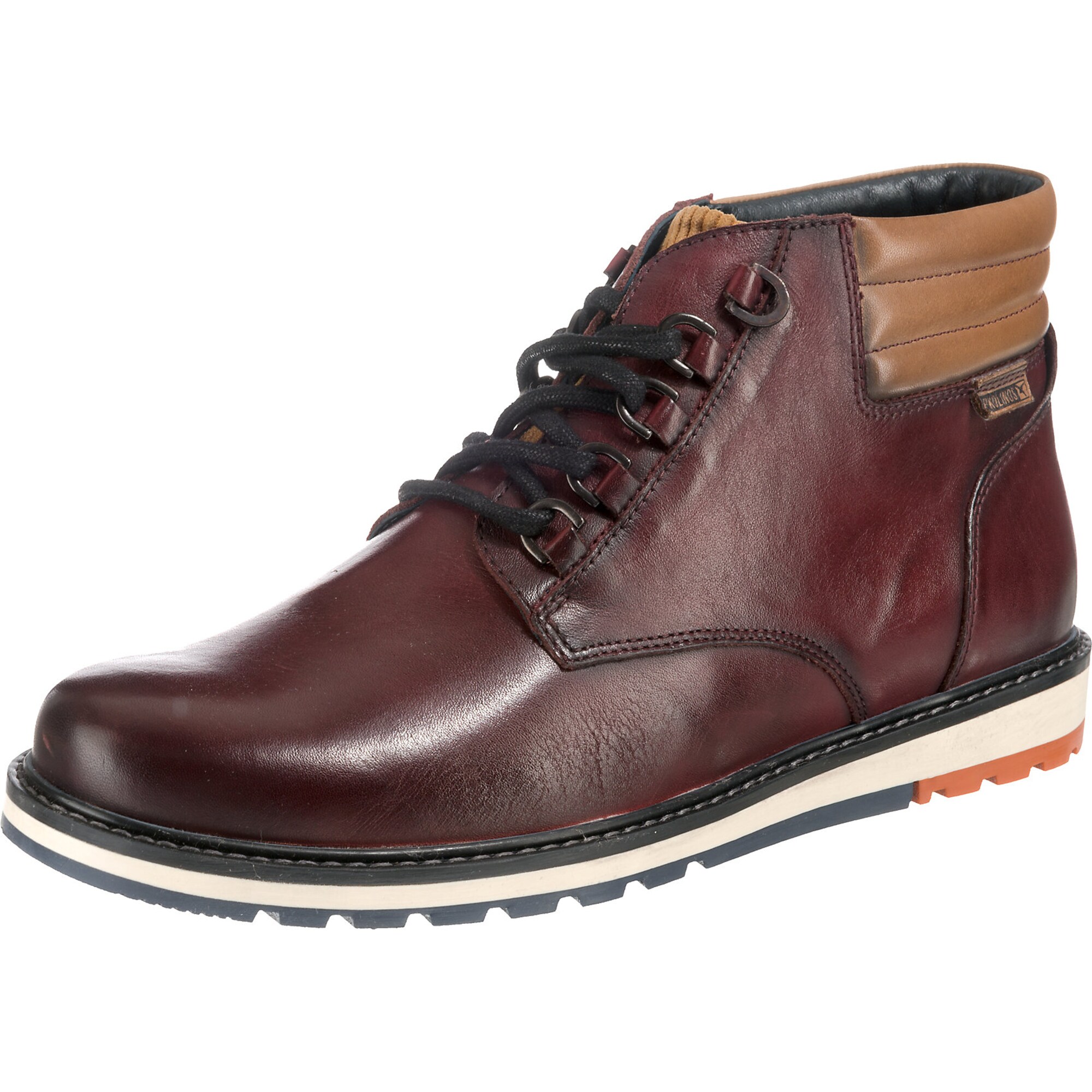 PIKOLINOS Schnürstiefeletten bronze / rostrot / schwarz / weiß