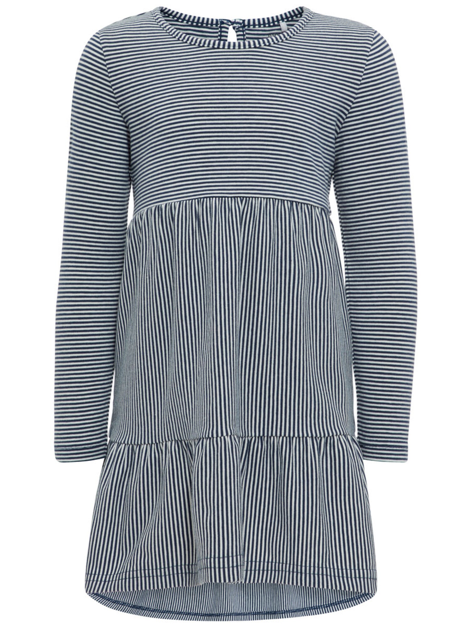 Name it Meisjes Jurk crÃ¨me / donkerblauw