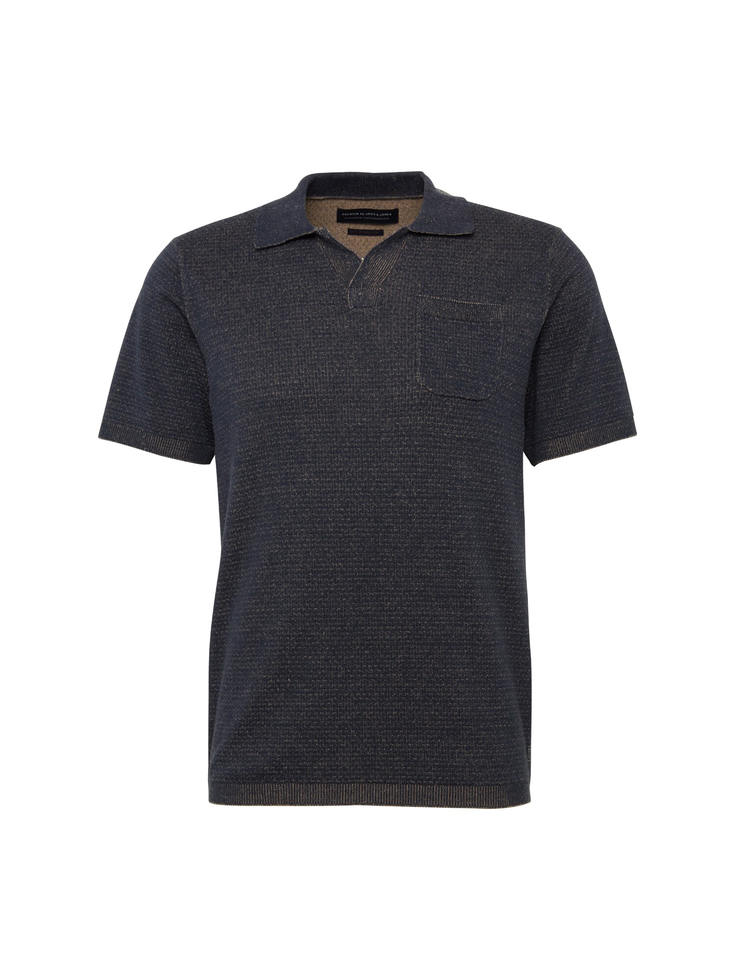 JACK & JONES Poloshirt jprTRAVIS KNIT SS POLO navy