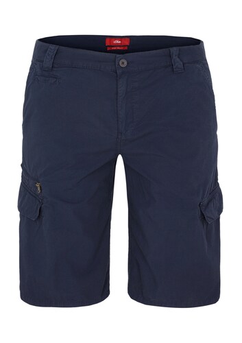 S.Oliver RED LABEL File Loose: Cargo-Bermuda dunkelblau