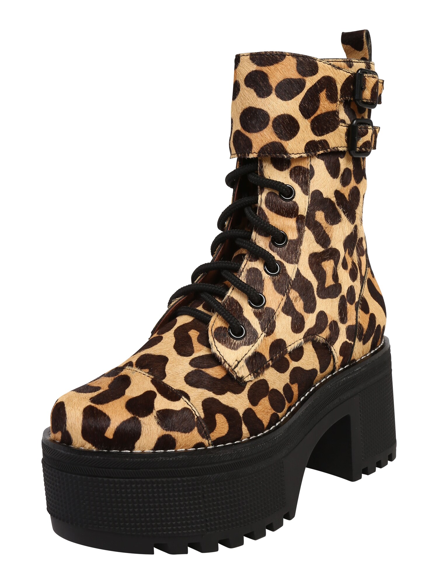 Jeffrey Campbell šněrovací boty 'MELVIN' hnědá / černá