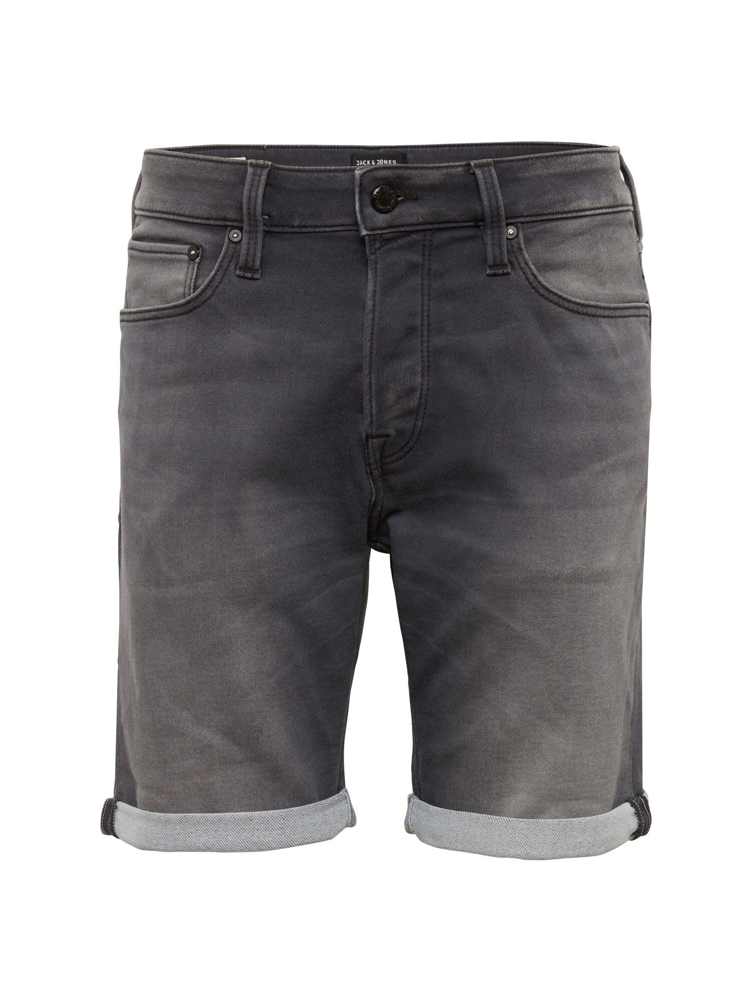 JACK & JONES Jeans Shorts JJIRICK JJICON SHORTS GE 443 STS grey denim