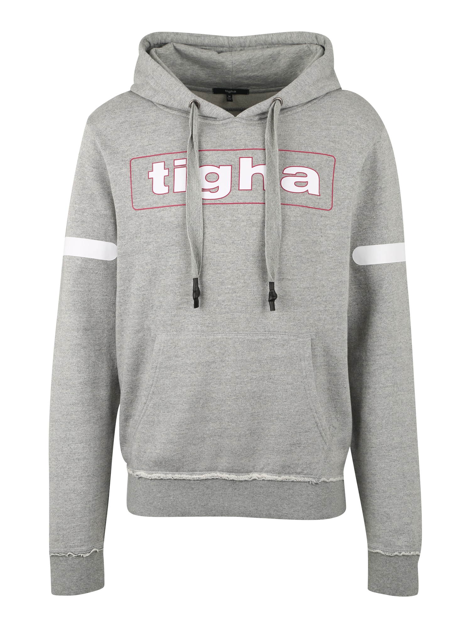 Tigha Sweatshirt ''''AKIO'''' grau / rot / weiß