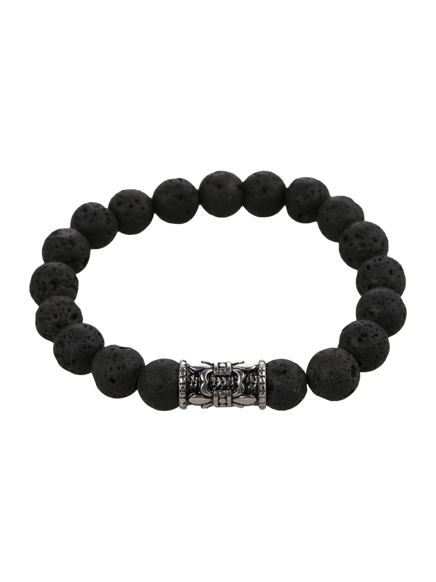 ROYAL-EGO Armband ''''Lavastone Fleur de Lis'''' schwarz