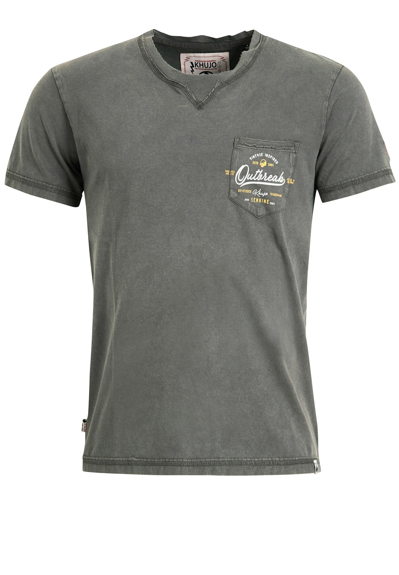 Khujo Shirt TORNIS grau