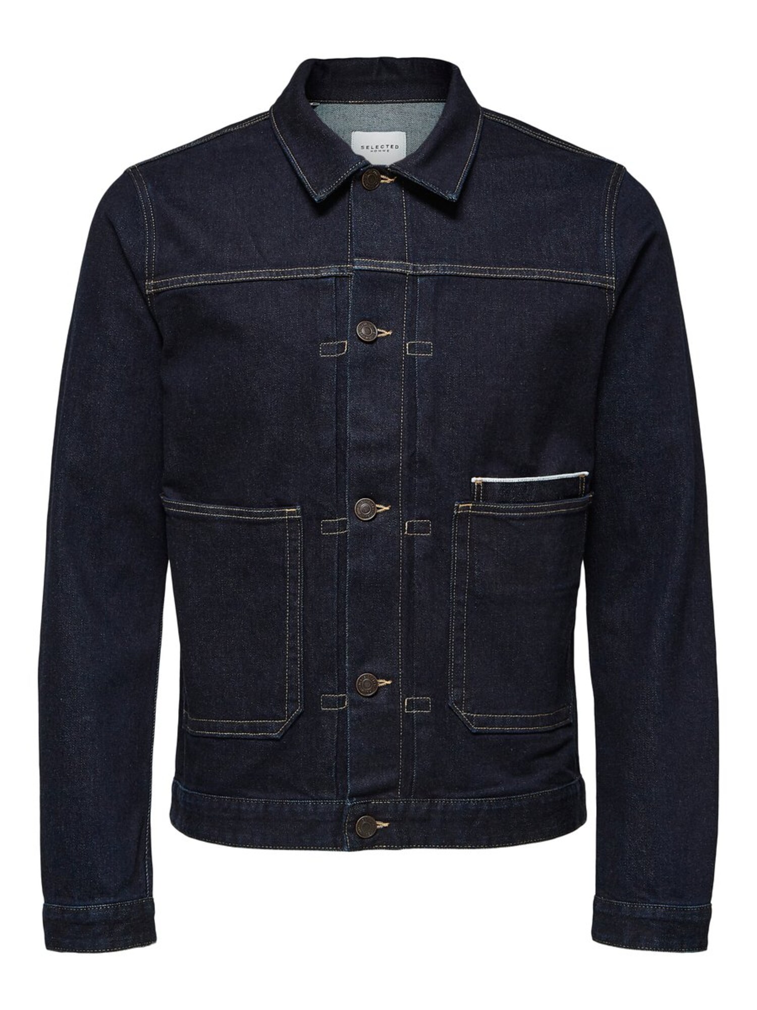 SELECTED HOMME Jeansjacke blue denim