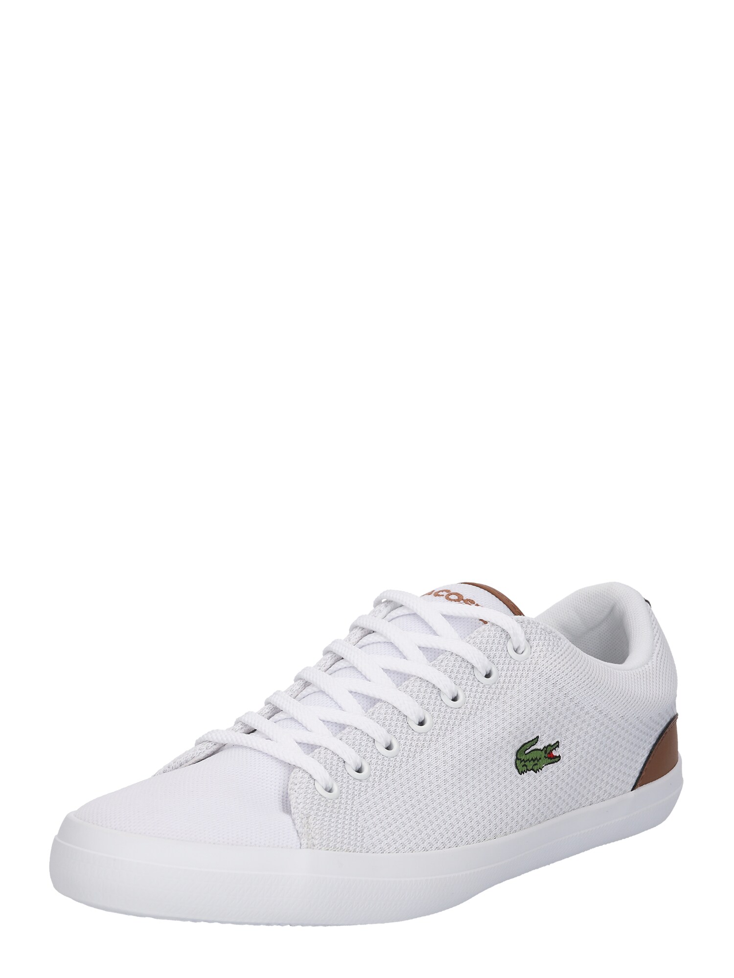 LACOSTE Sneaker Low ''''LEROND'''' cognac / weiß