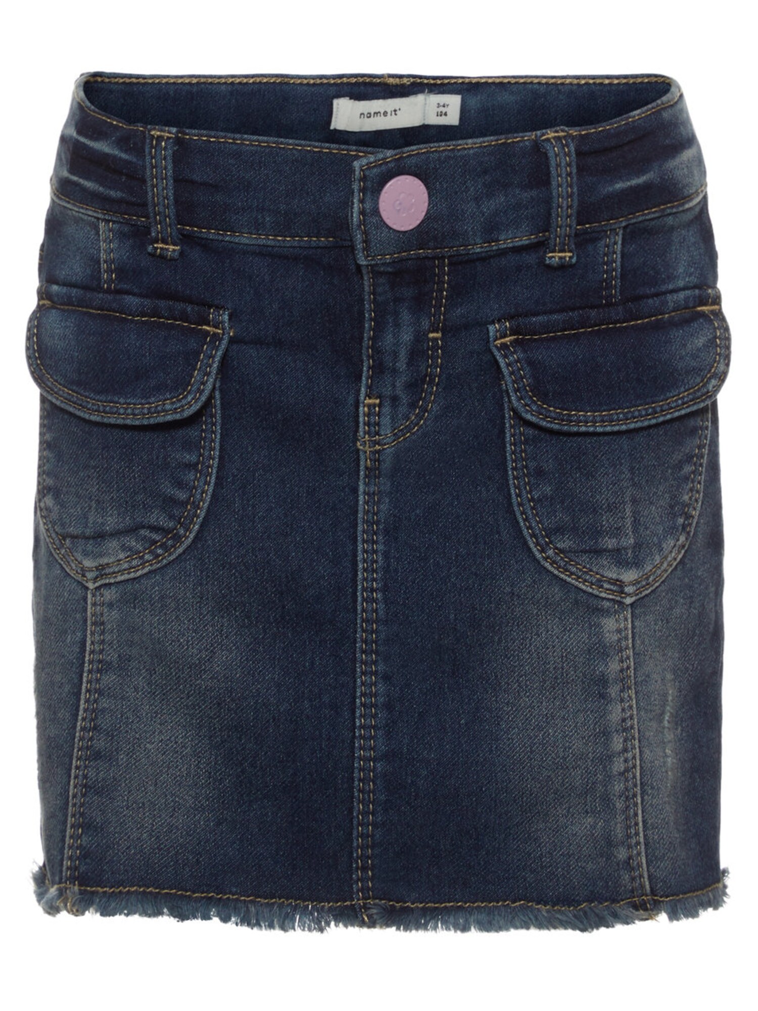 Name it Meisjes Rok blauw denim