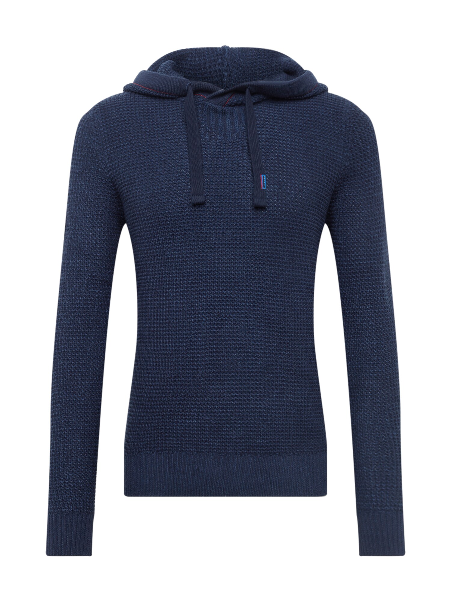 JACK & JONES Pullover ''''JORXAVIER KNIT HOOD'''' navy