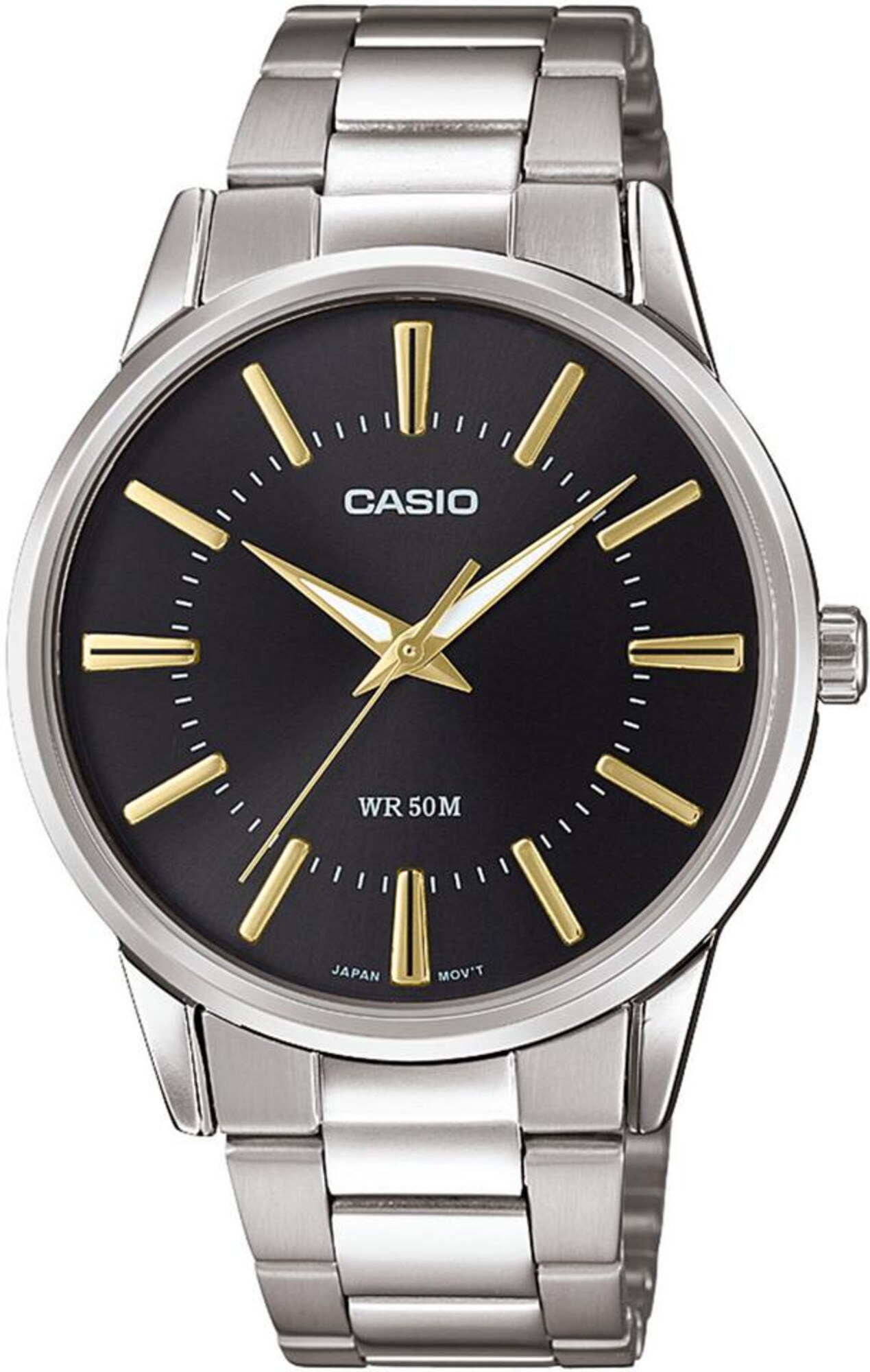 CASIO Quarzuhr ''''MTP-1303PD-1A2VEF'''' gold / schwarz / silber