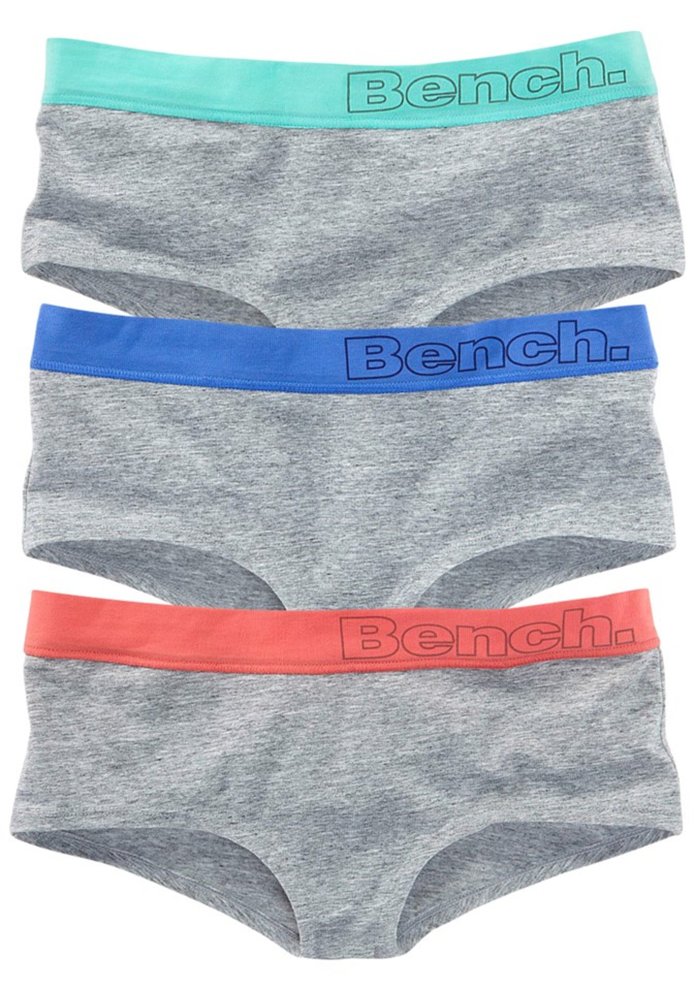 BENCH Panty (3 Stück) in grau