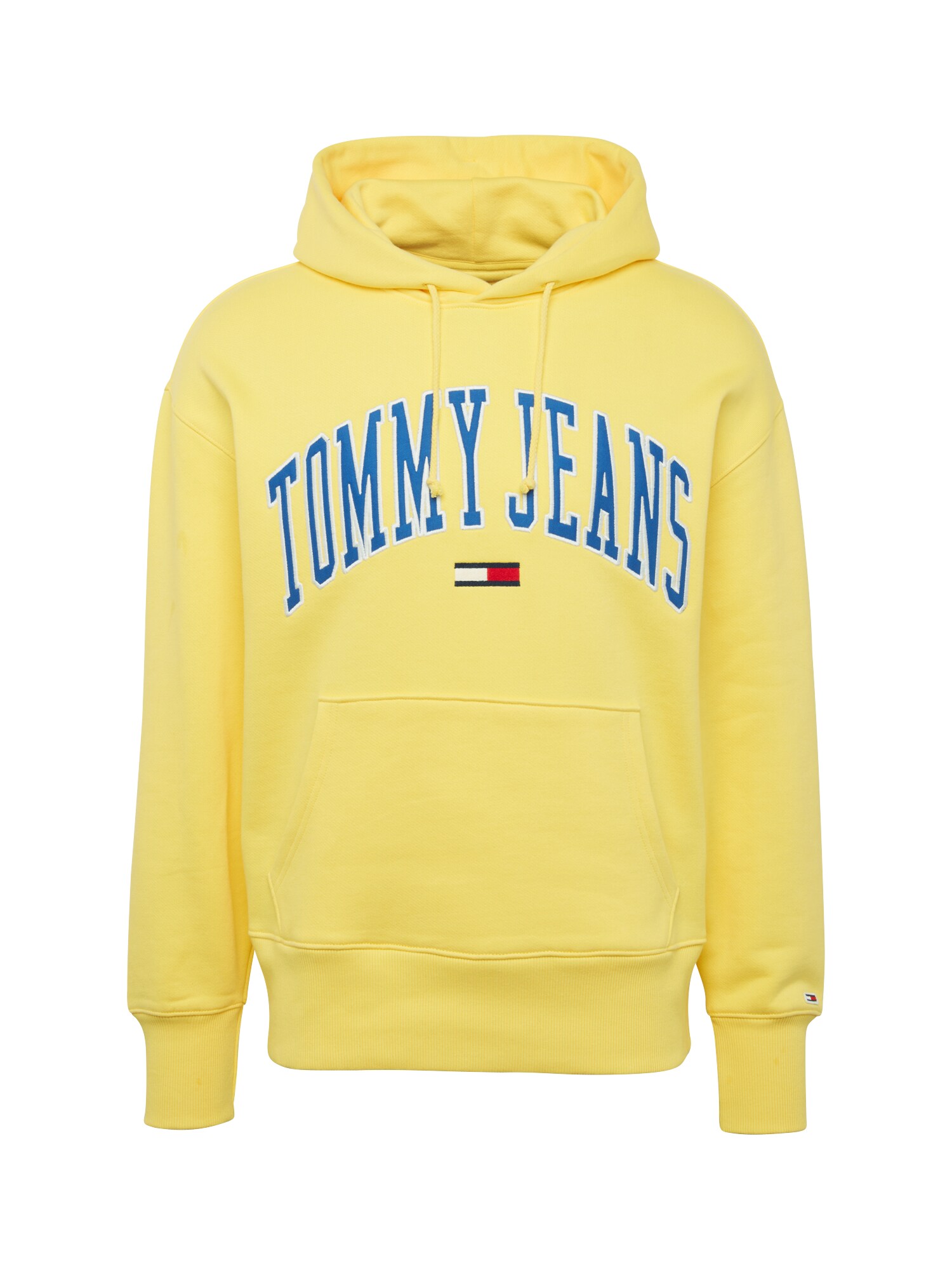 Tommy Jeans Sweatshirt ''''TJM CLEAN COLLEGIATE HOODIE'''' blau / gelb / weiß