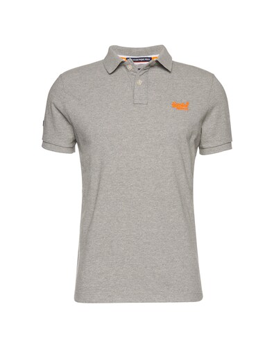 Superdry Poloshirt CLASSIC NEW FIT PIQUE POLO graumeliert