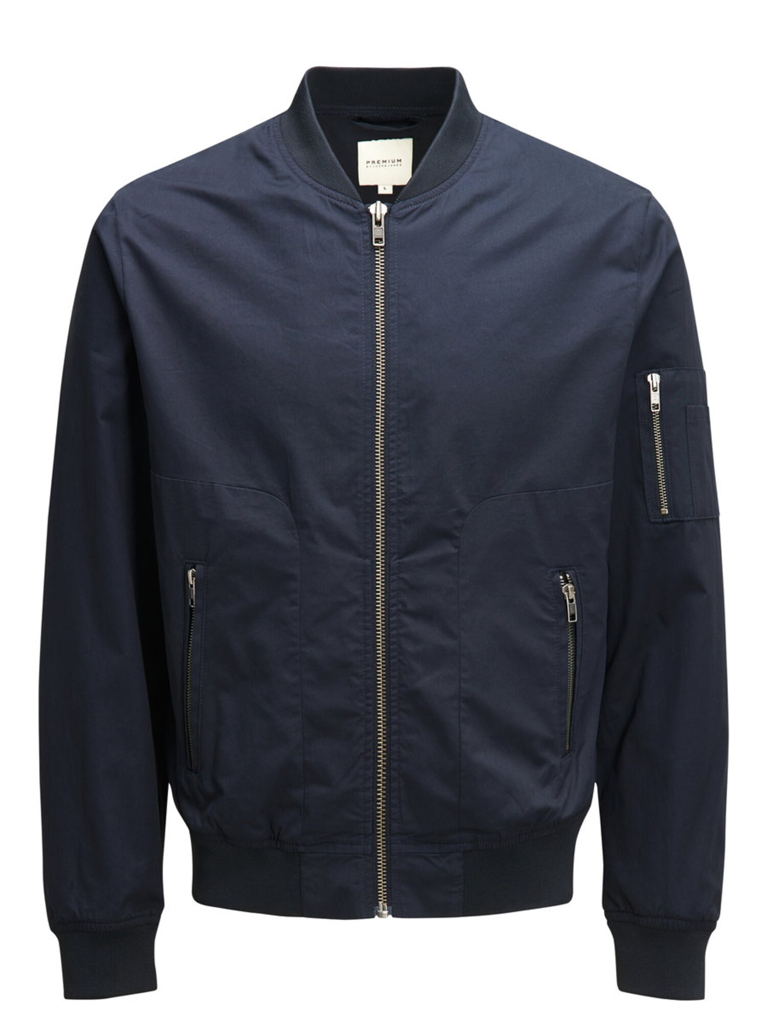 JACK & JONES Minimale Bomber-Jacke dunkelblau