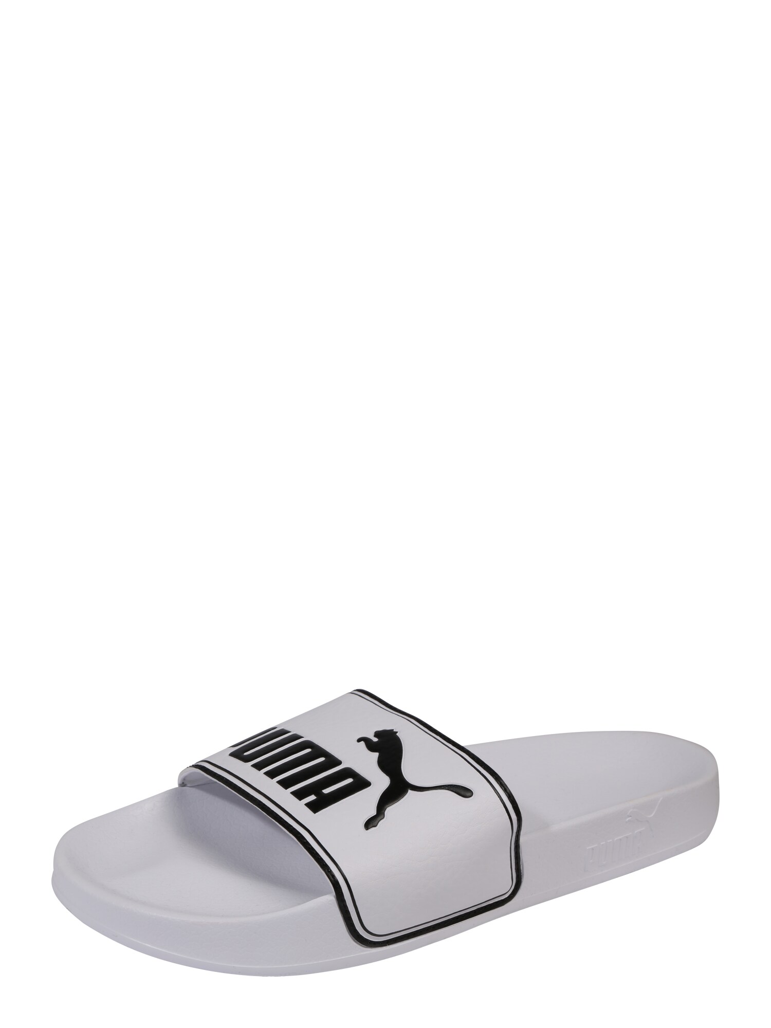 PUMA Pantolette Leadcat schwarz / weiß