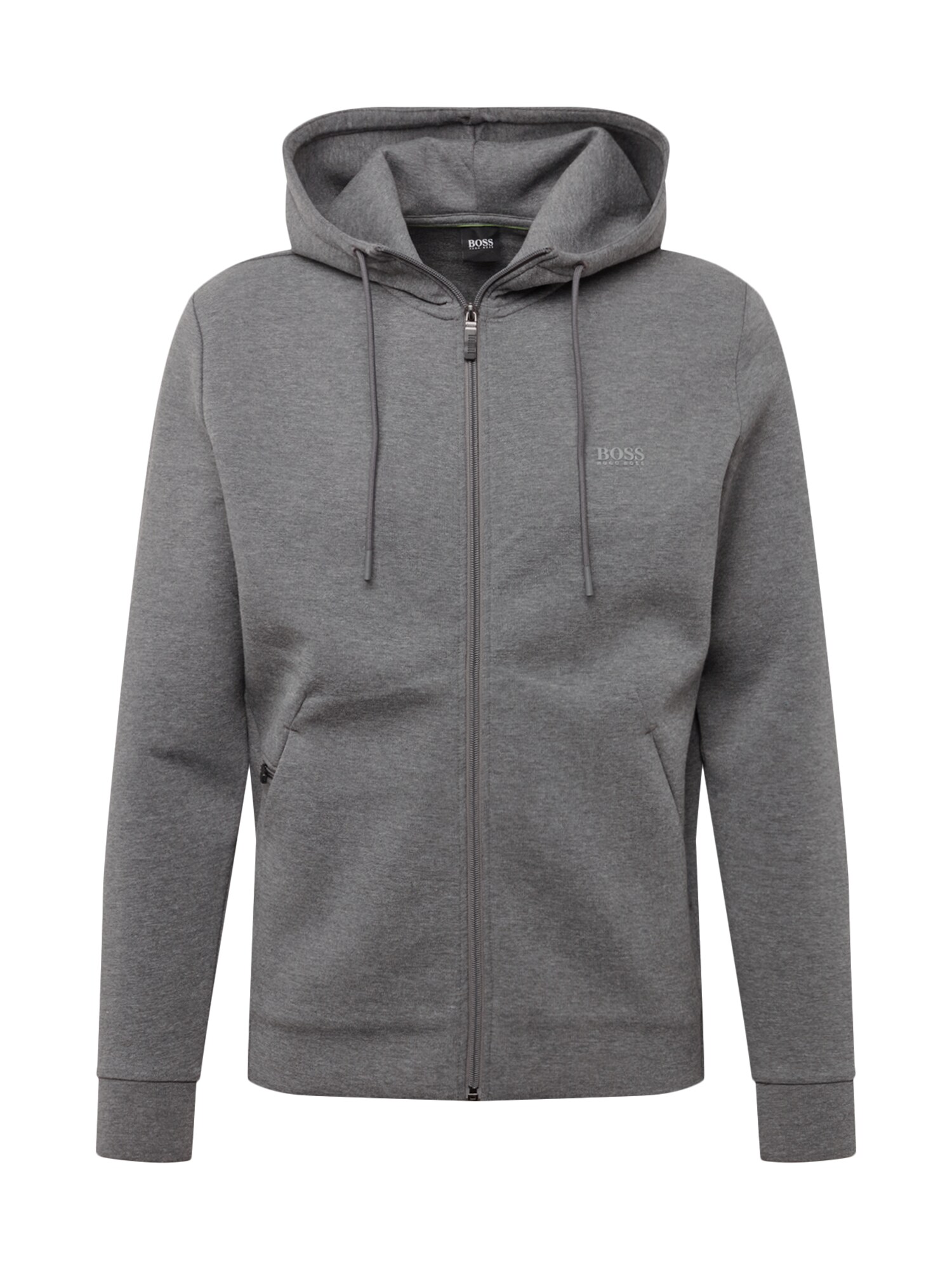 BOSS Sweatjacke ''''Saggy X'''' grau