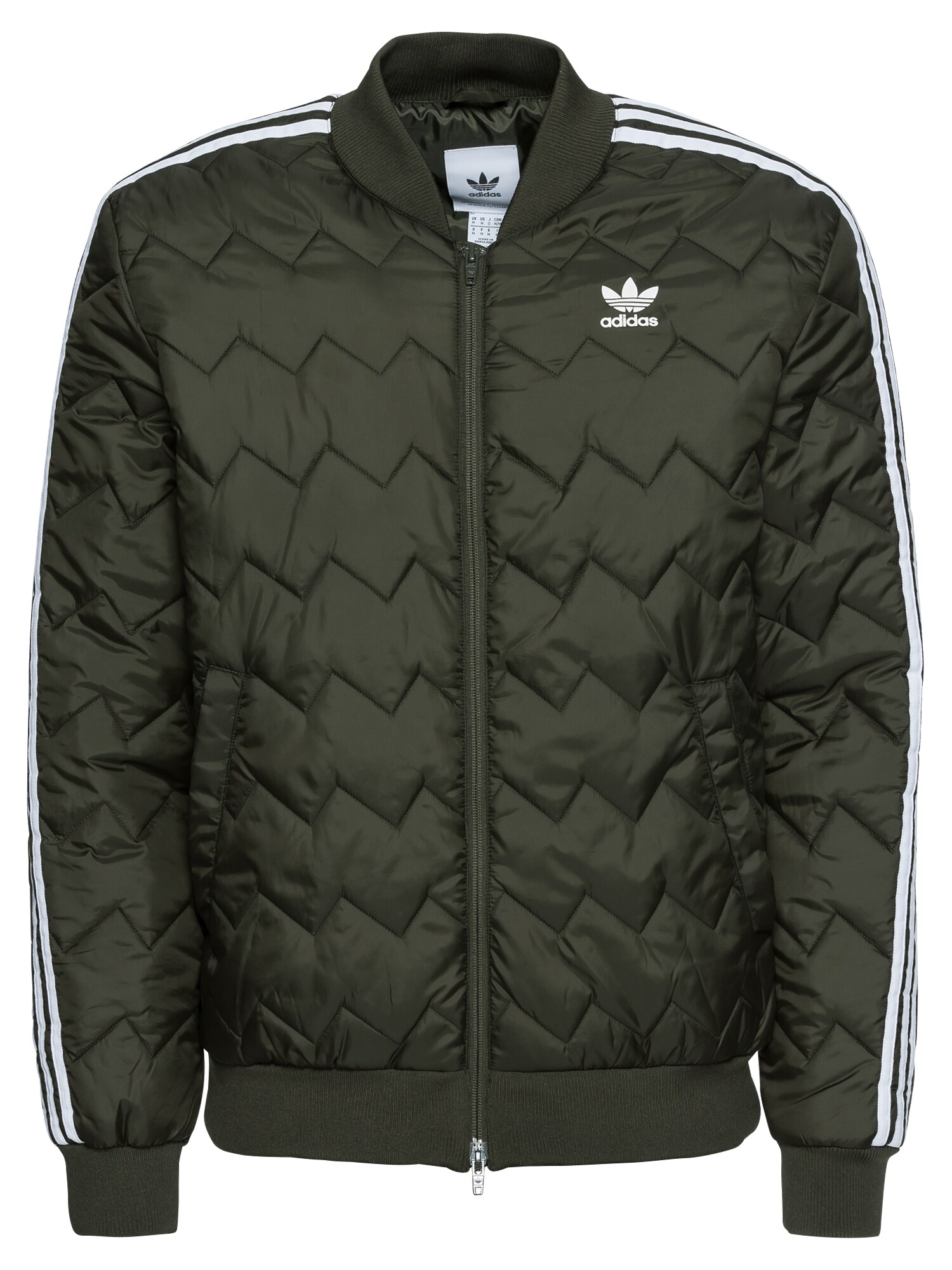 ADIDAS ORIGINALS Jacke SST QUILTED oliv