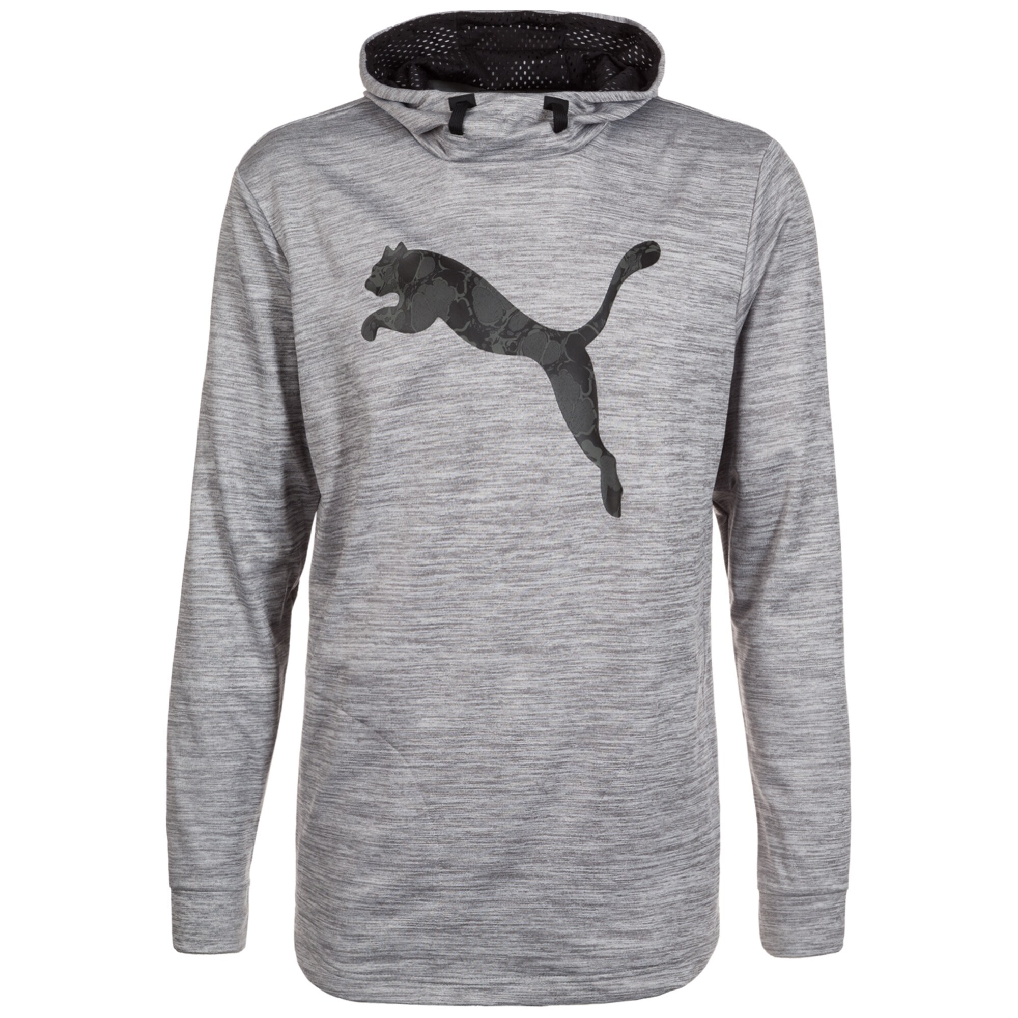 PUMA Kapuzensweatshirt TECH FLEECE HOODIE graumeliert