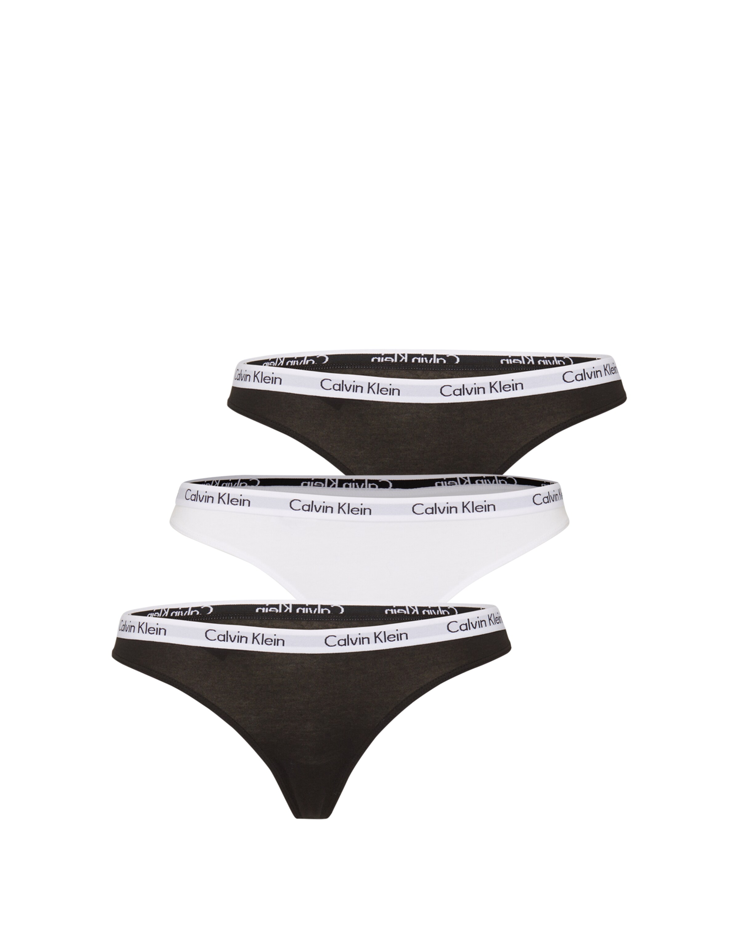 Calvin Klein underwear Strings mit Logobund 'Thong' in schwarz ABOUT YOU