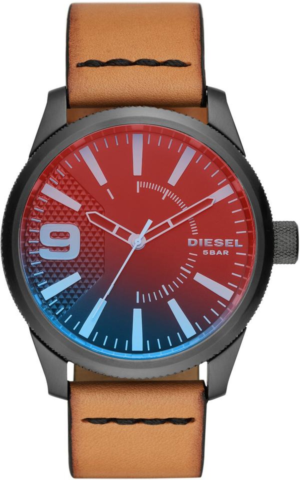 DIESEL Uhr RASP NSBB, DZ1860 blau / bronze / anthrazit / rot