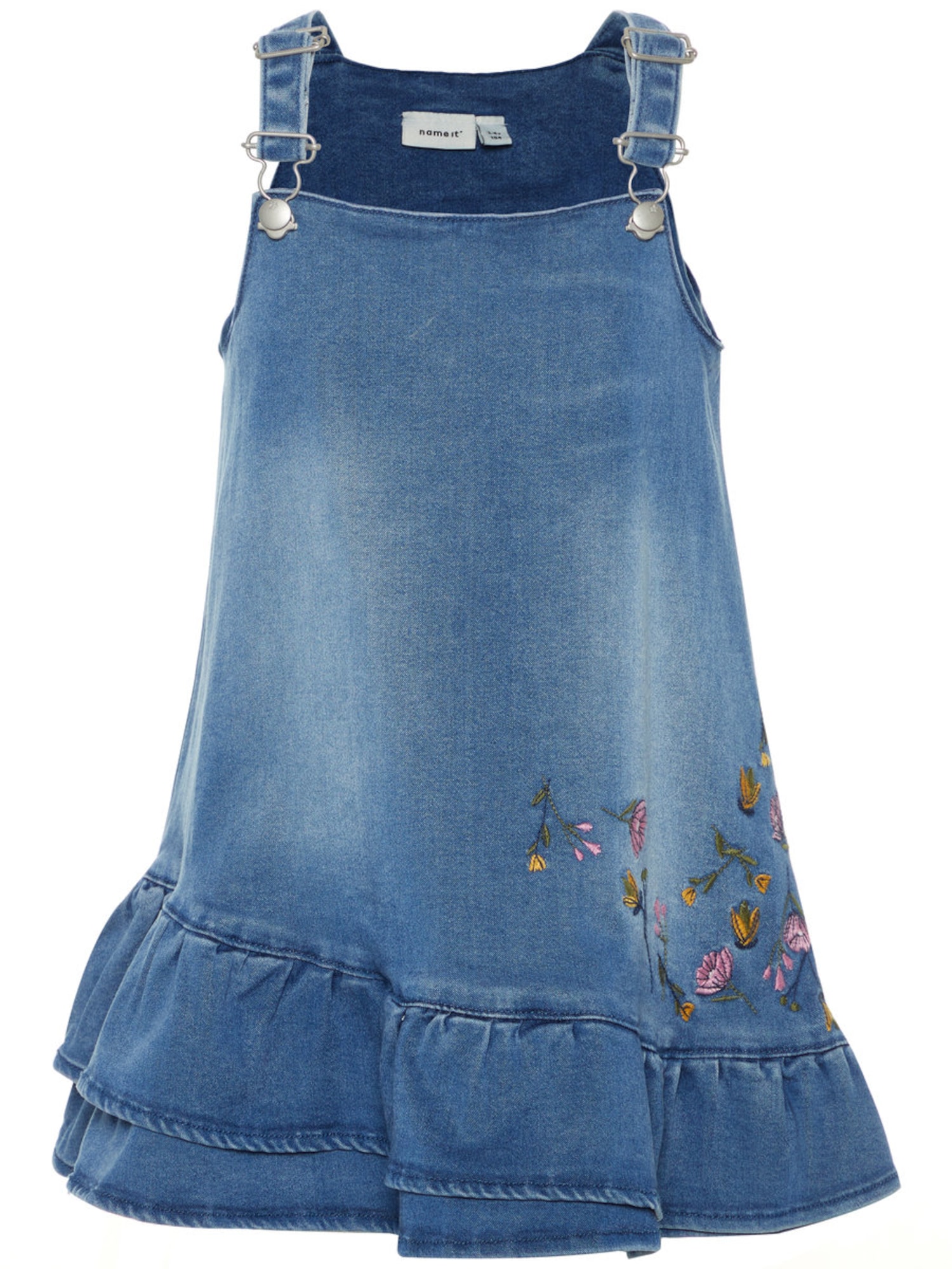 Name it Meisjes Jurk blauw denim