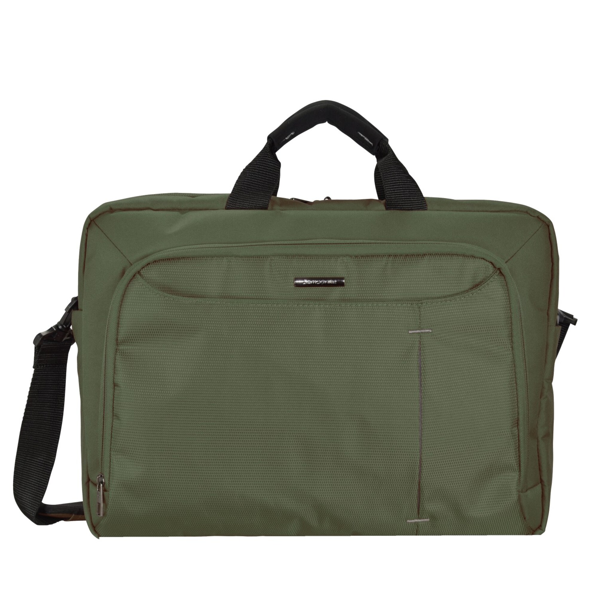 SAMSONITE Guardit Bailhandle Laptoptasche 44,5 cm dunkelgrün / schwarz