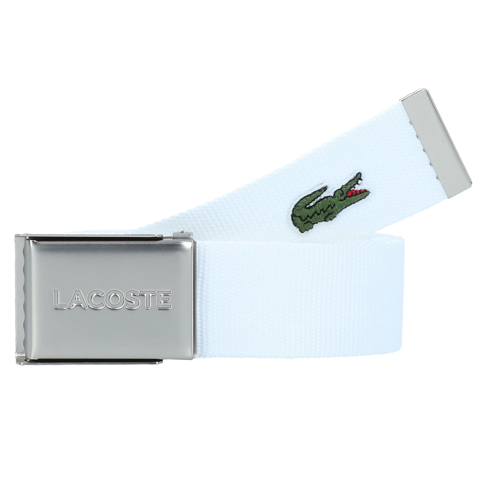 LACOSTE Gürtel weiß