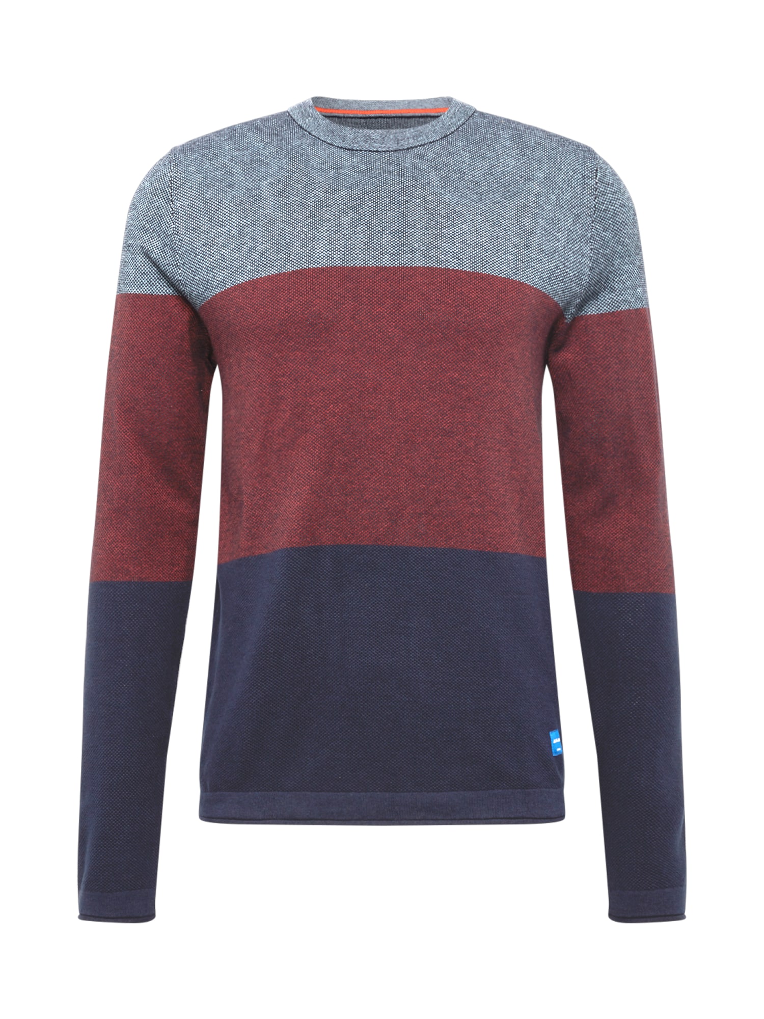 JACK & JONES Pullover hellblau / hellrot