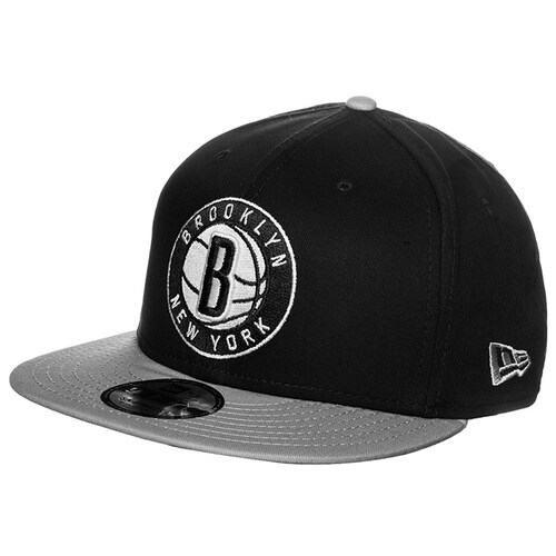 NEW ERA 9FIFTY NBA Team Brooklyn Nets Snapback Cap grau / schwarz