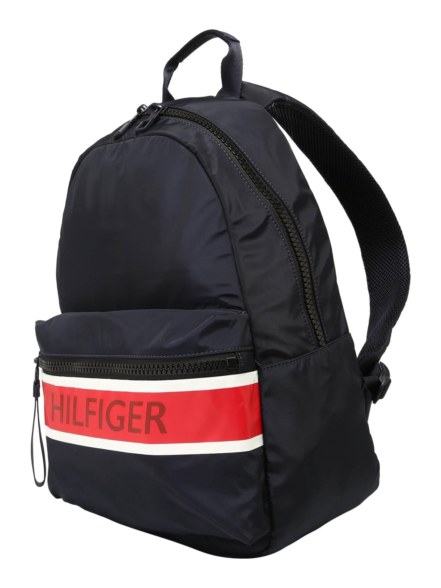 TOMMY HILFIGER Rucksack weiß / dunkelblau / rot