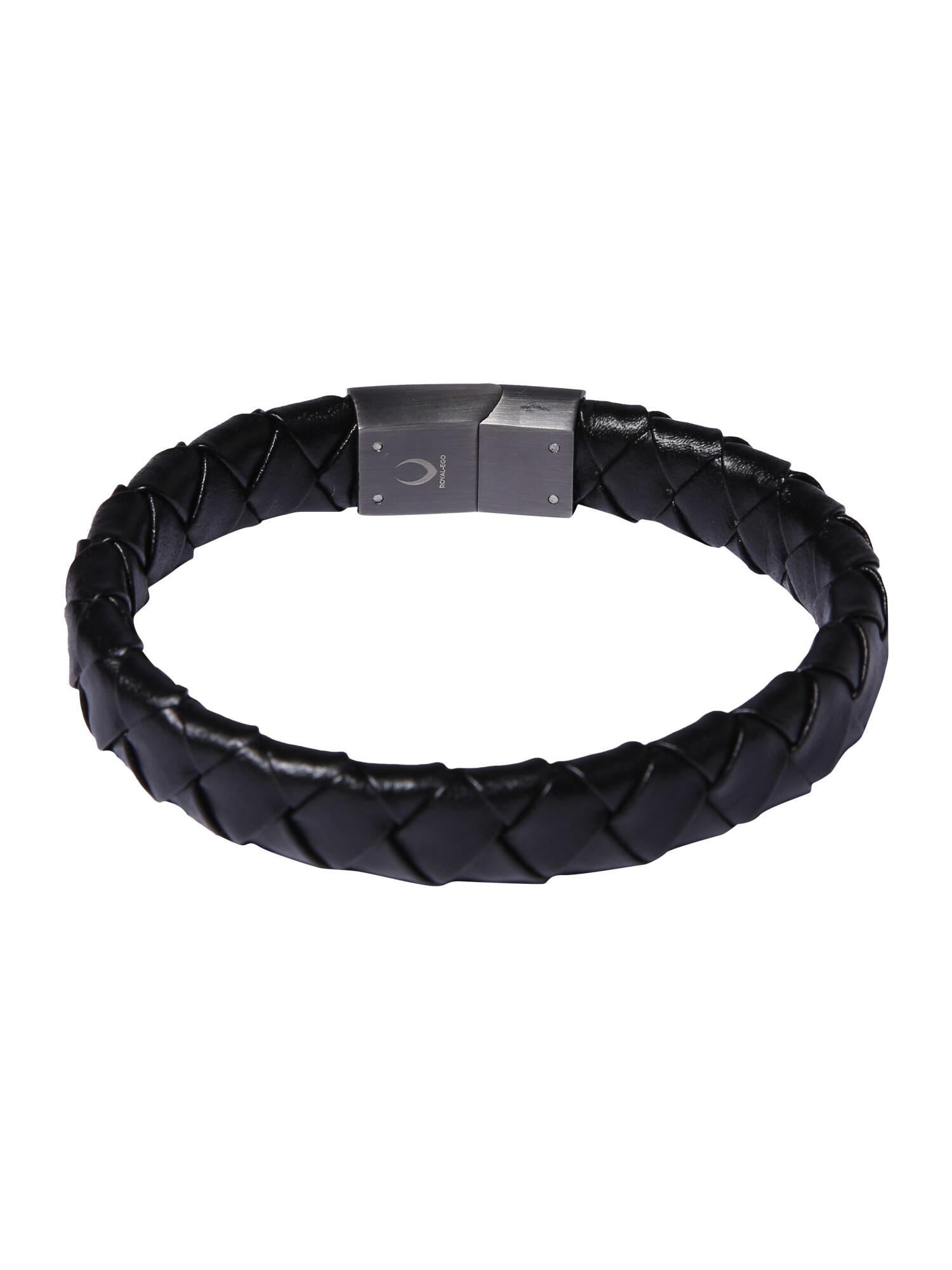 ROYAL-EGO Armband Black Business Matt Steel schwarz