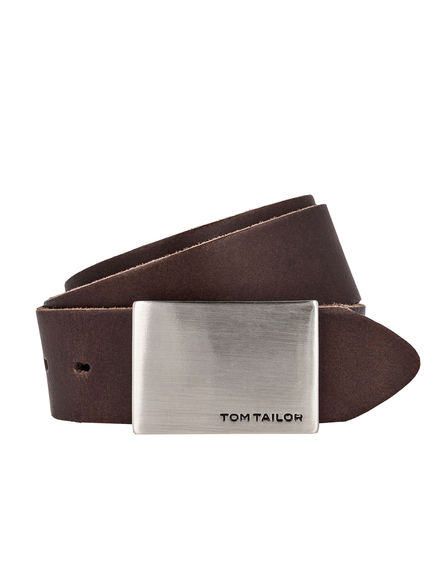 TOM TAILOR Ledergürtel 4.0cm dunkelbraun