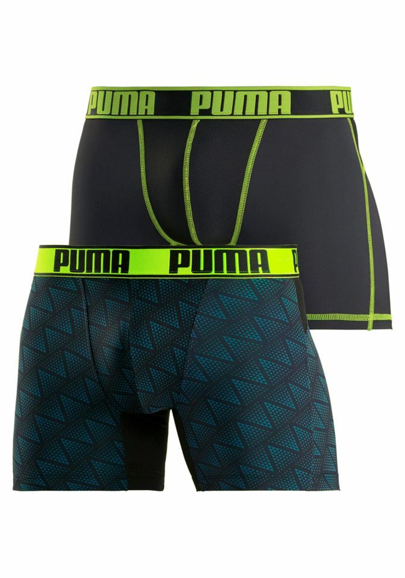 PUMA Boxer Active petrol / neongrün / schwarz