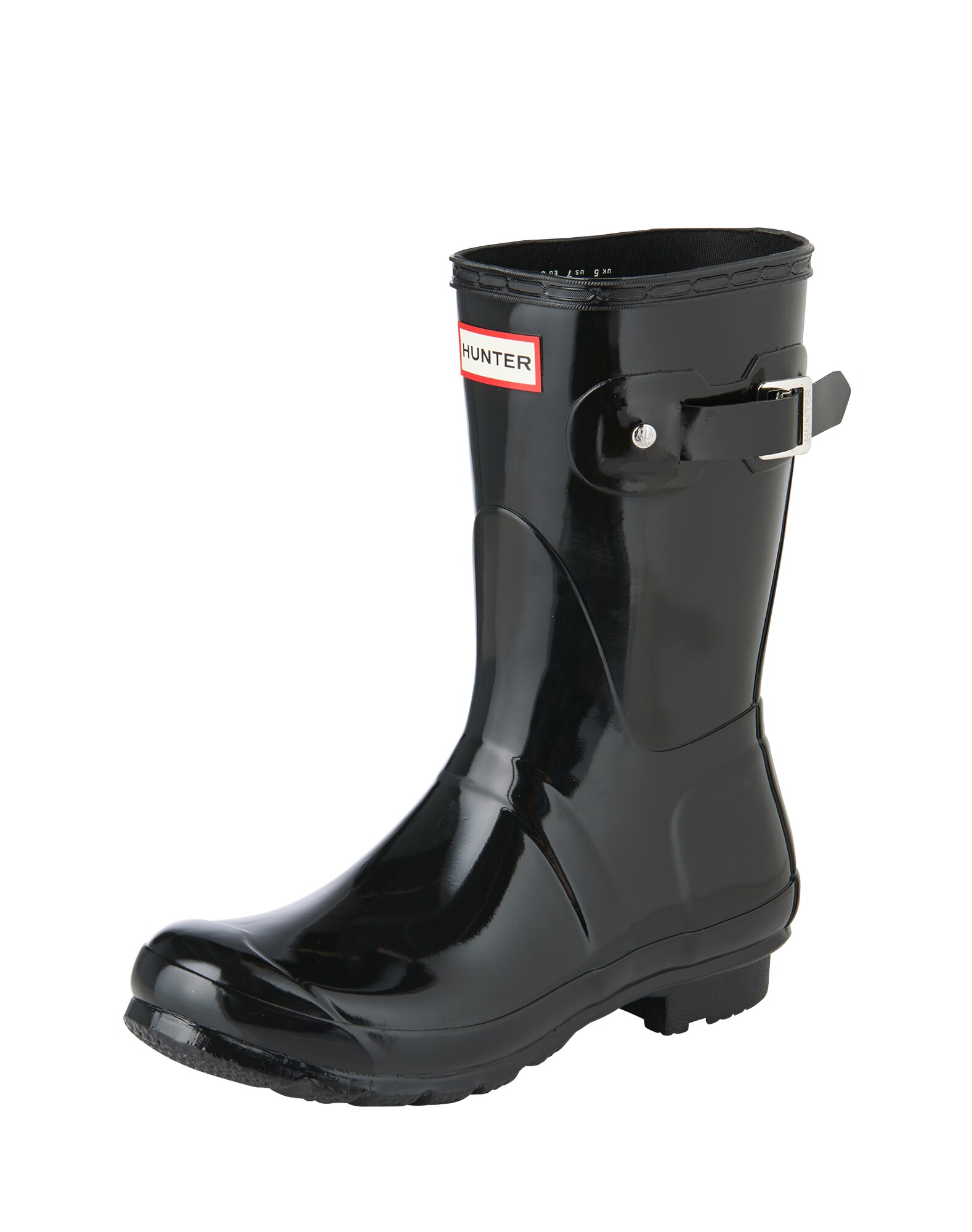 5013441352817 EAN Hunter Original Short Gloss Boot In Black. Size