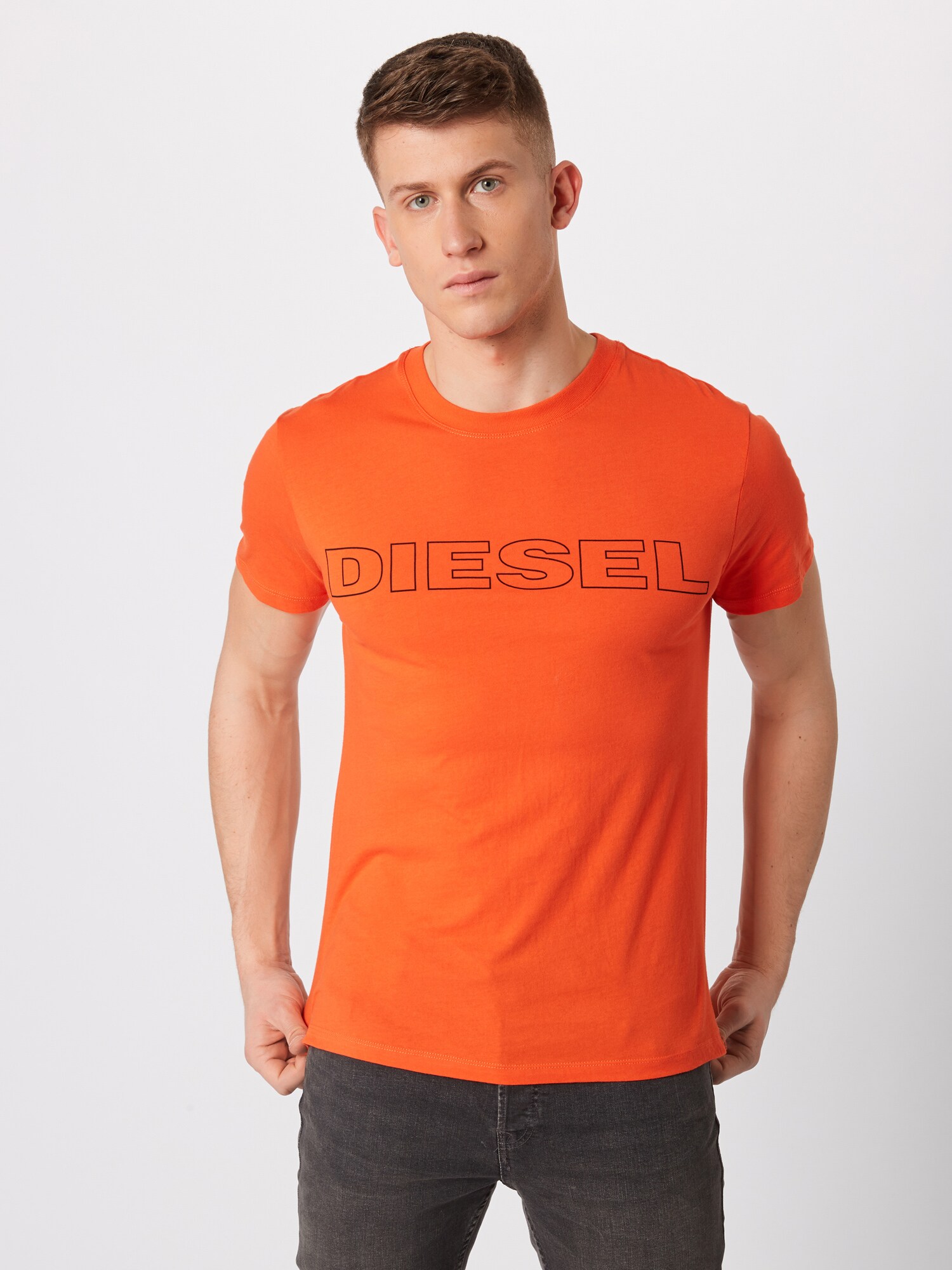 DIESEL Shirt ''''UMLT-JAKE'''' orange