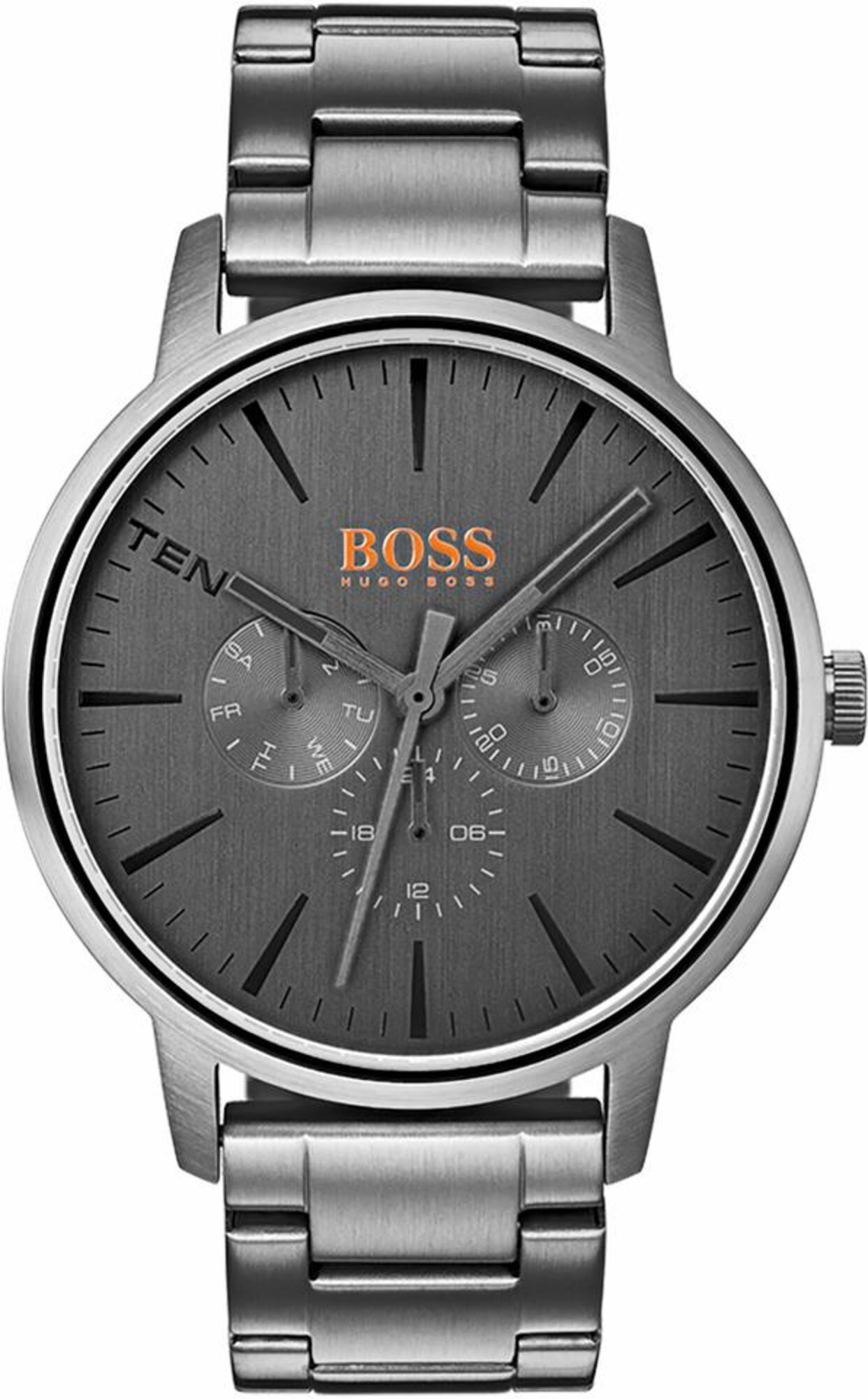 BOSS Multifunktionsuhr silbergrau