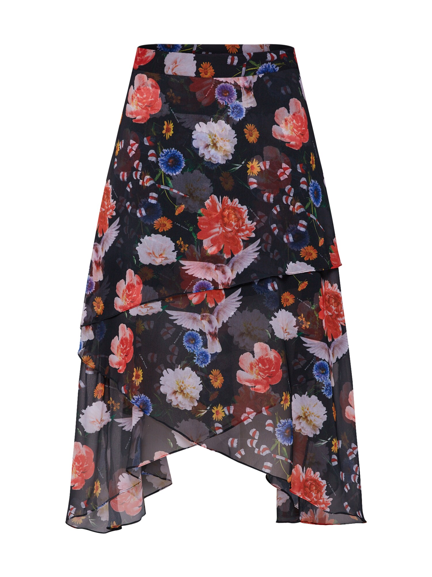 Tigha Dames Rok Sienna Gemengde Kleuren Zwart tigha kopen in de aanbieding