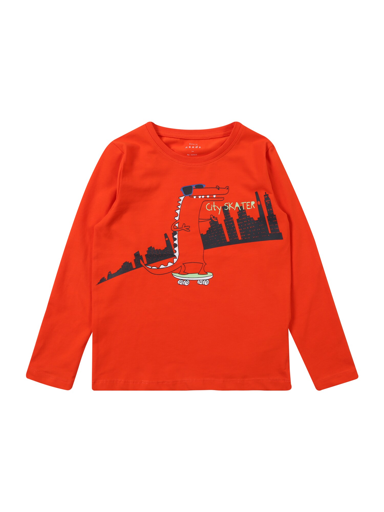 Name It Jongens Shirt Vux Ls Top T Rood Zwart Wit name it kopen in de aanbieding