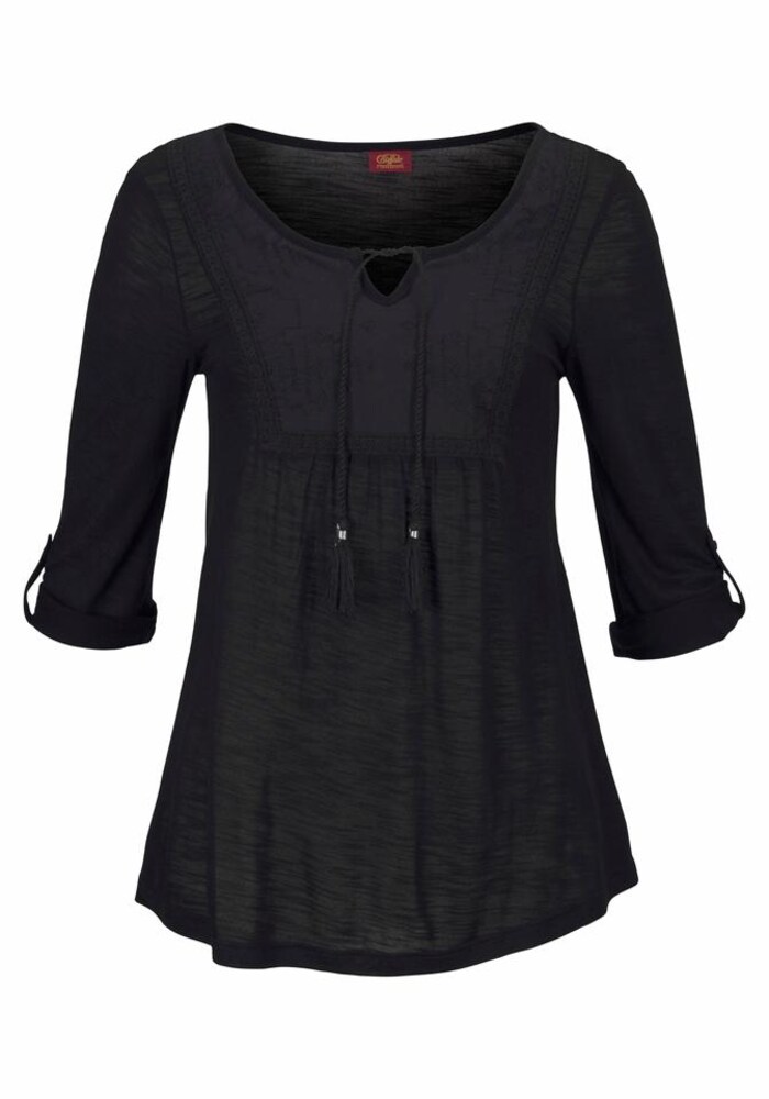 BUFFALO Strandshirt Damen Größe L schwarz