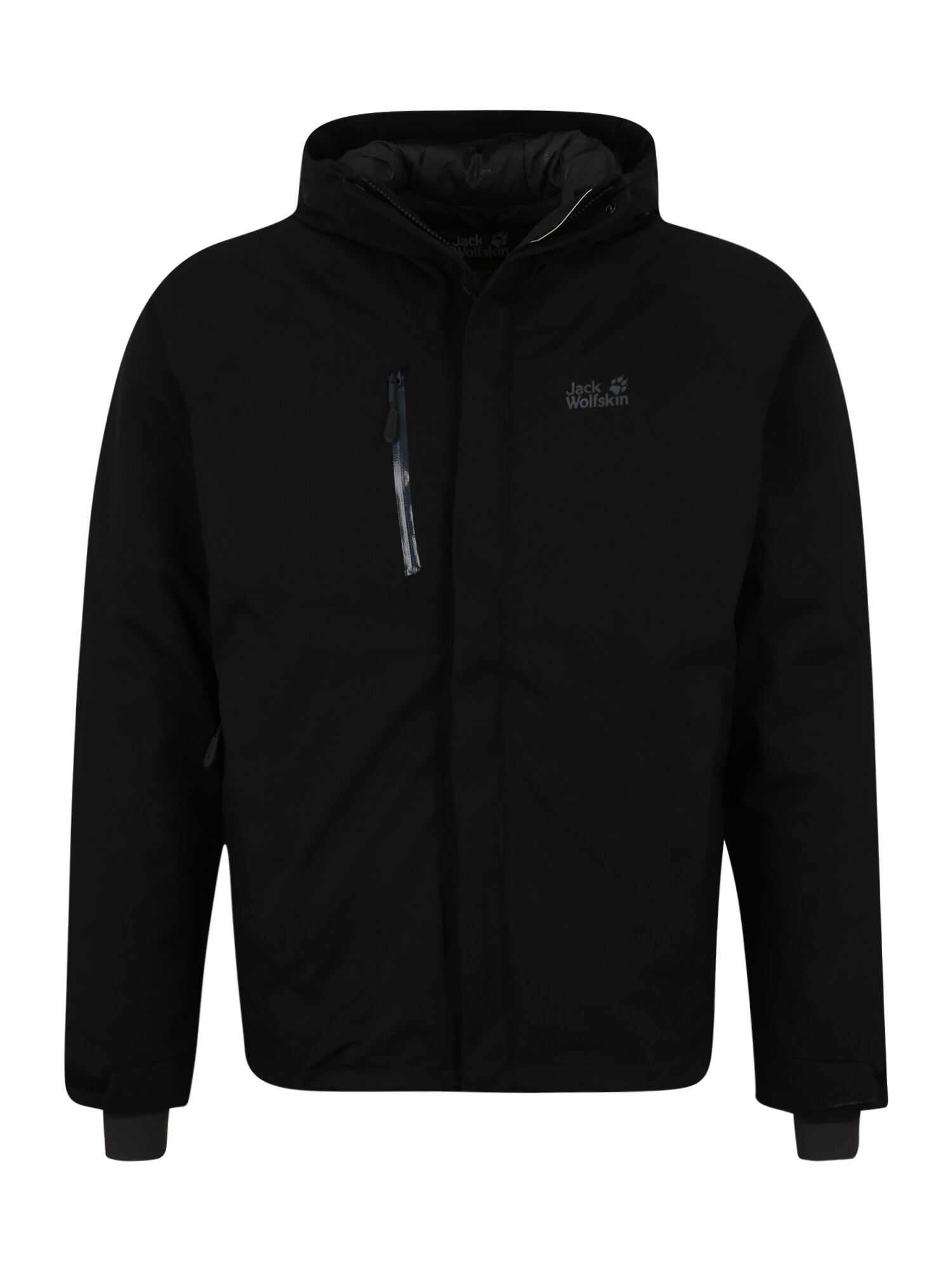 JACK WOLFSKIN Laisvalaikio striukė 'Troposphere'  juoda
